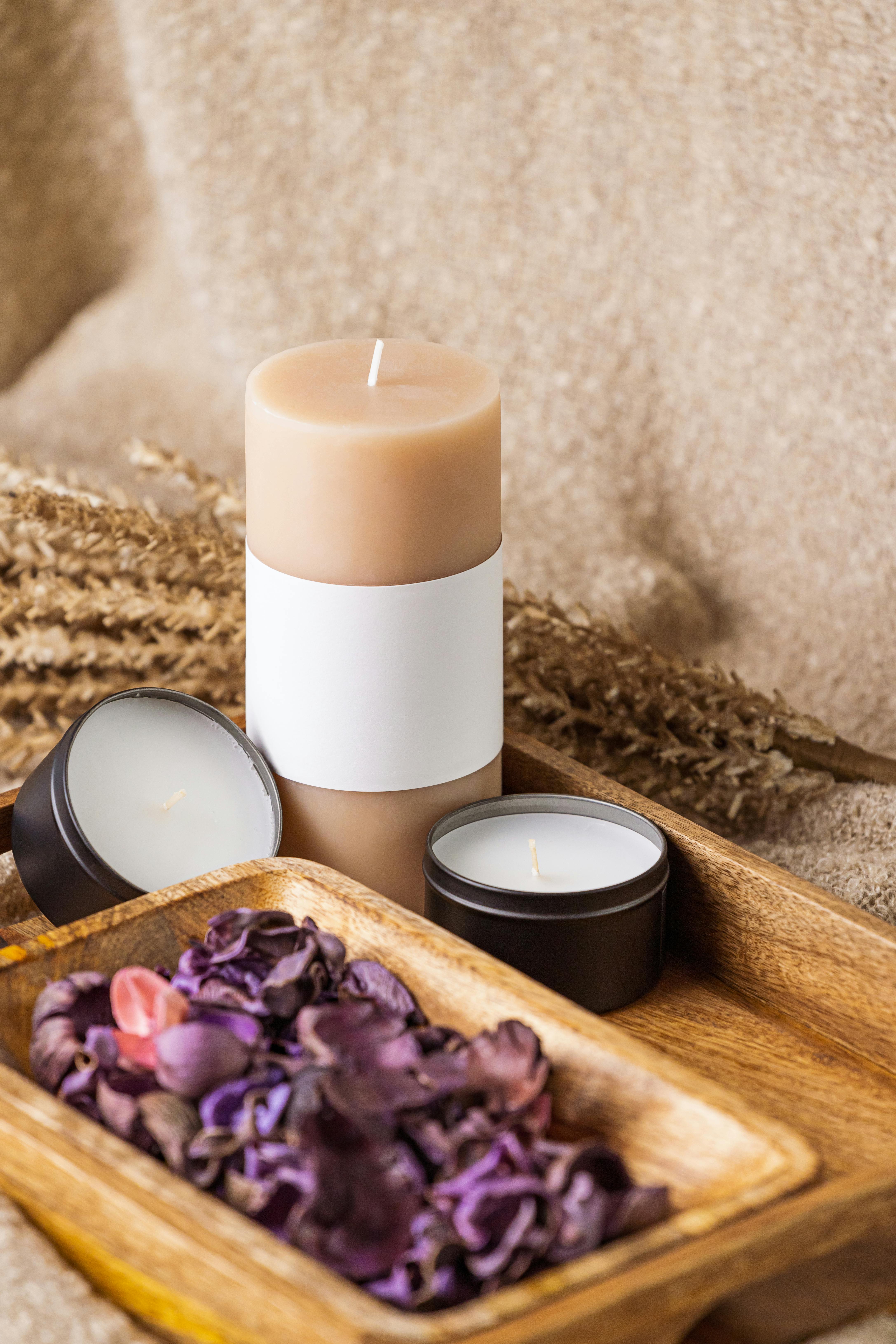 Lavender Peace candle